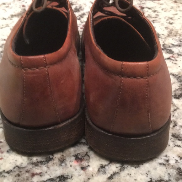 Men’s shoes size 12 brown leather soft - Picture 3 of 4
